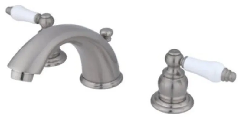 Two Handle 4" to 8" Mini Widespread Lavatory Faucet with Retail Pop-up KB968PL
