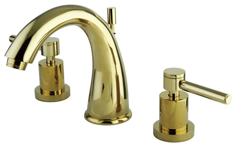 Two Handle 8" to 16" Widespread Lavatory Faucet with Brass Pop-up KS2962DL