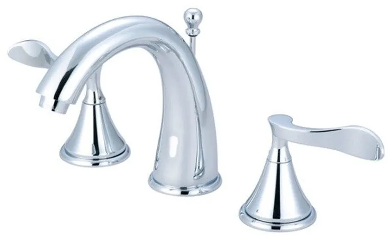 Two Handle 8" to 16" Widespread Lavatory Faucet with Brass Pop-up KS2971CFL