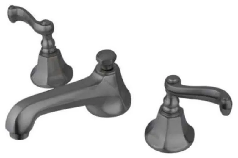 Two Handle 8" to 16" Widespread Lavatory Faucet with Brass Pop-up KS4468FL