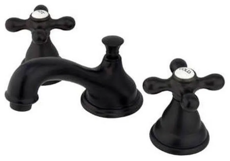 Two Handle 8" to 16" Widespread Lavatory Faucet with Brass Pop-up KS5565AX