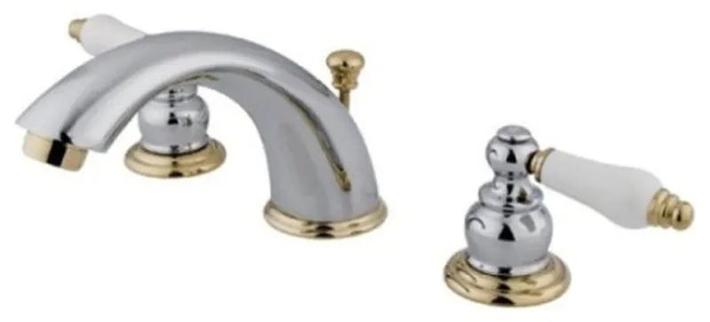 Two Handle 8" to 16" Widespread Lavatory Faucet with Retail Pop-up KB974B