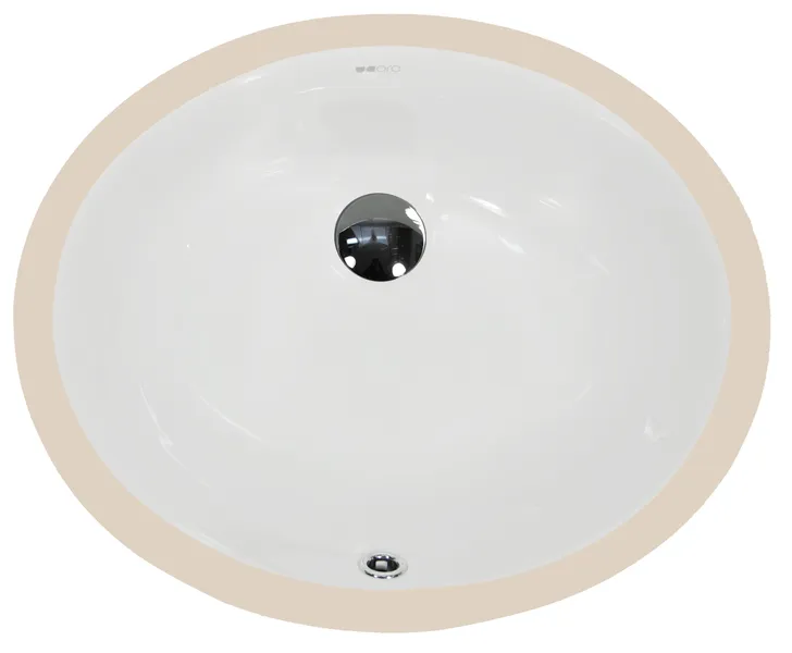 Ucore 16" Undermount Oval Ceramic Sink