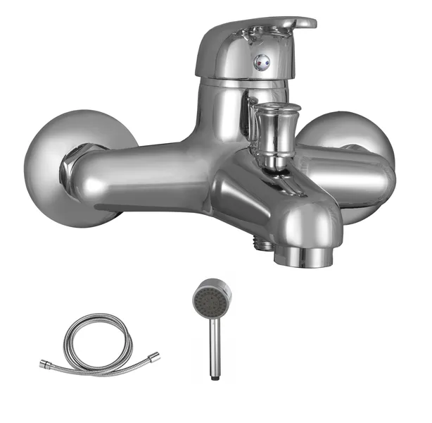 Ucore Single Handle Bathtub Shower Mixer With Showerhead and 60" Hose
