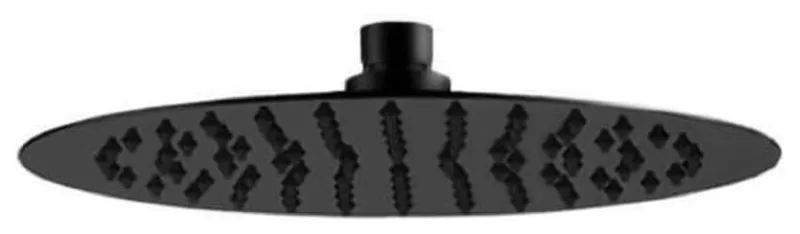 Ultra Thin 12" Matte Black Rain Shower Head
