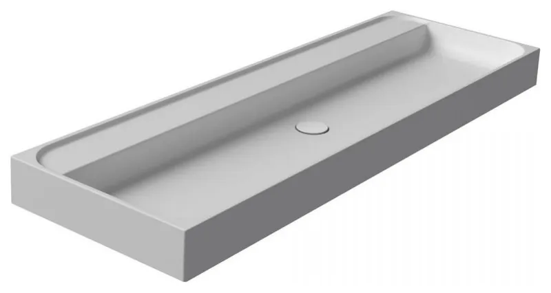 Unit Plus 140A Wall Mount / Vessel Bathroom Sink without Faucet Hole