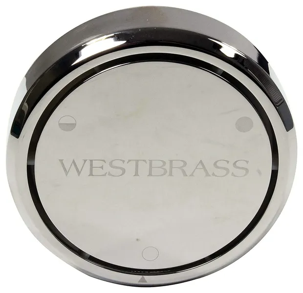 Universal Deep Soak Round Replacement 2-Hole Bath Overflow Cover, Polished Nickel