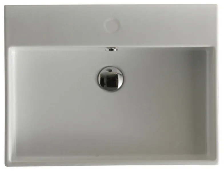 Unlimited 60 Wall Mount Bathroom Sink 23.6", Without Faucet Hole