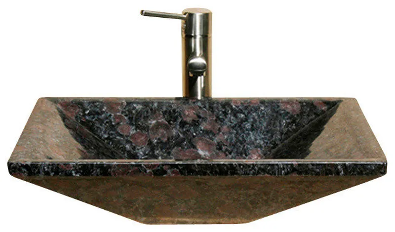 V-VGRTTP2014 Night Rose Polished Vessel Sink