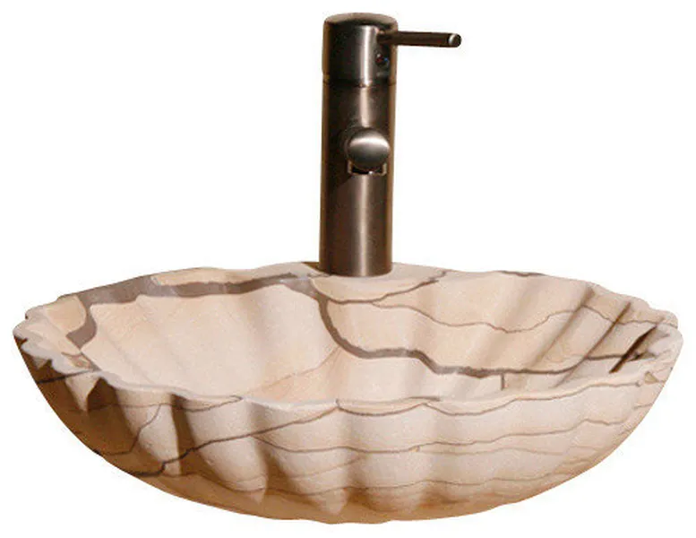 V-VSH17 Sand Dune Honed Vessel Sink
