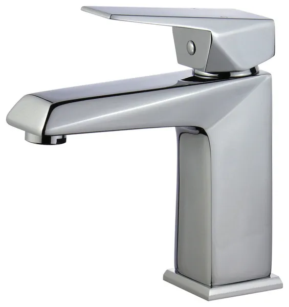 Valencia Single Handle Bathroom Vanity Faucet, Polished Chrome