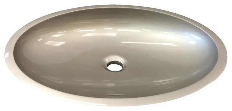 Valentino Modern Sink, Platinum
