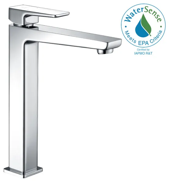 Valor Single Hole Single-Handle Bathroom Faucet, Polished Chrome