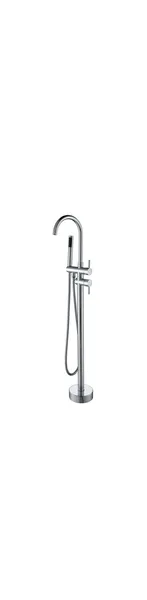 Vanity Art Freestanding Bathtub Faucet, Polished Chrome