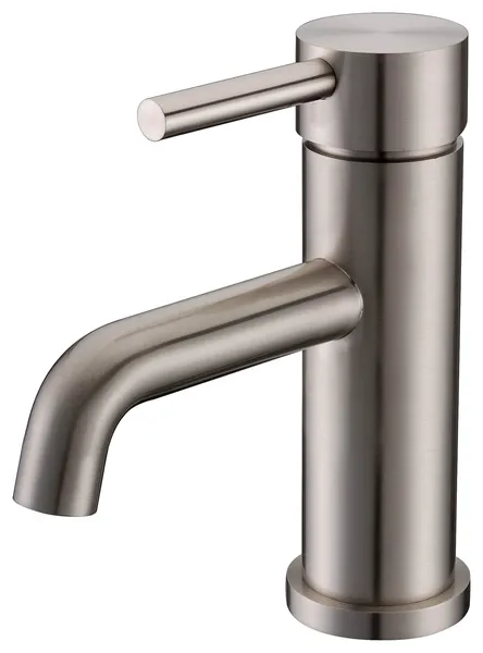 Vanity Art Single-Handle Faucet, Brushed Nickel, 6.5"