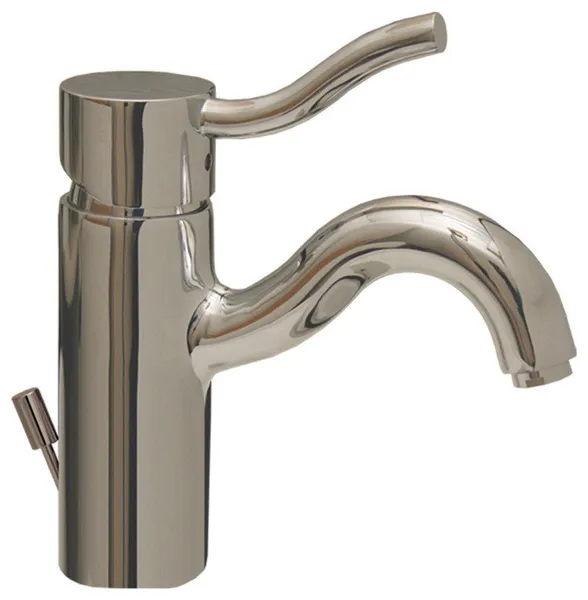 Venus Single Hole, Single Lever Lavatory Faucet, Pop-Up Waste, Polished Chrome