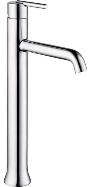 Vessel Sink Bathroom Faucet with Leak Free Diamond Valve and One Handle, Chrome