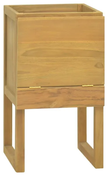 Vidaxl Bathroom Cabinet 17.7"x17.7"x29.5" Solid Wood Teak