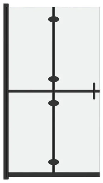 vidaXL Shower Enclosure Walk-in Shower Wall Frosted ESG Glass 39.4"x74.8"