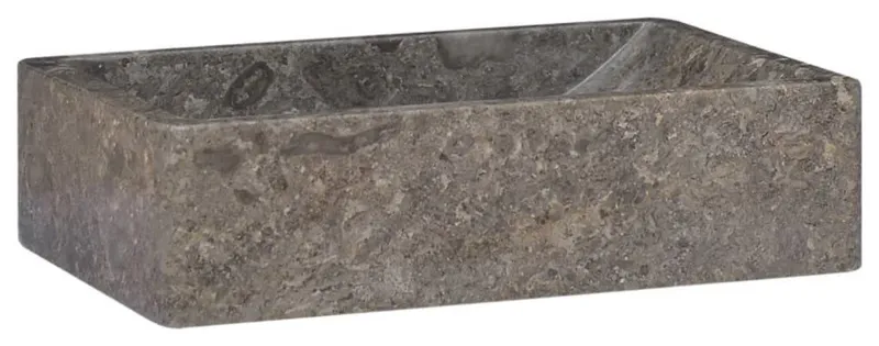 Vidaxl Sink Gray 17.7"x11.8"x4.7" Marble