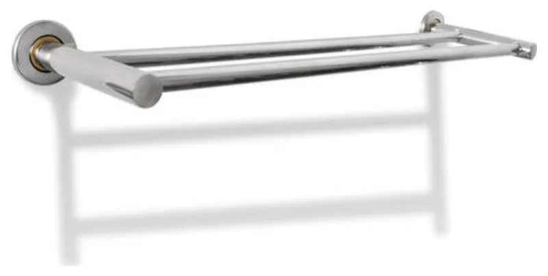 vidaXL Towel Rack Silver Stainless steel Standard Sturdy Towel Rack