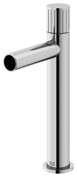 VIGO Ashford 11" H Single Handle Single Hole Bathroom Vessel Faucet, Chrome