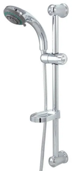 Vilbosch Polished Chrome Shower Combo with Sliding Bar and Hand Shower KX2522SBB