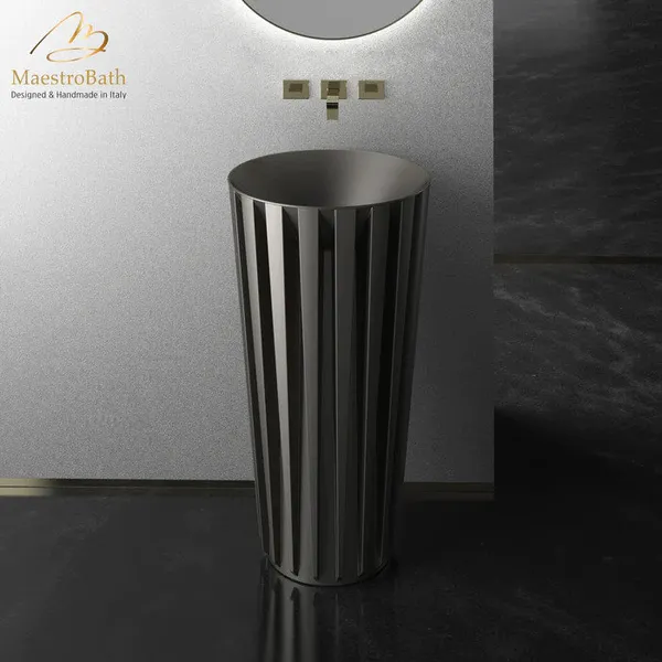 Viola Modern Pedestal Sink