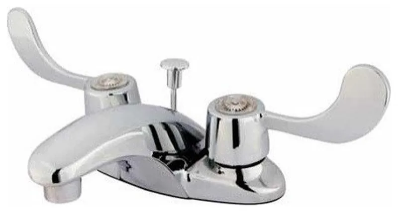 Vista Lavatory Faucet,Blade Handles, Retail Pop Up, Chrome