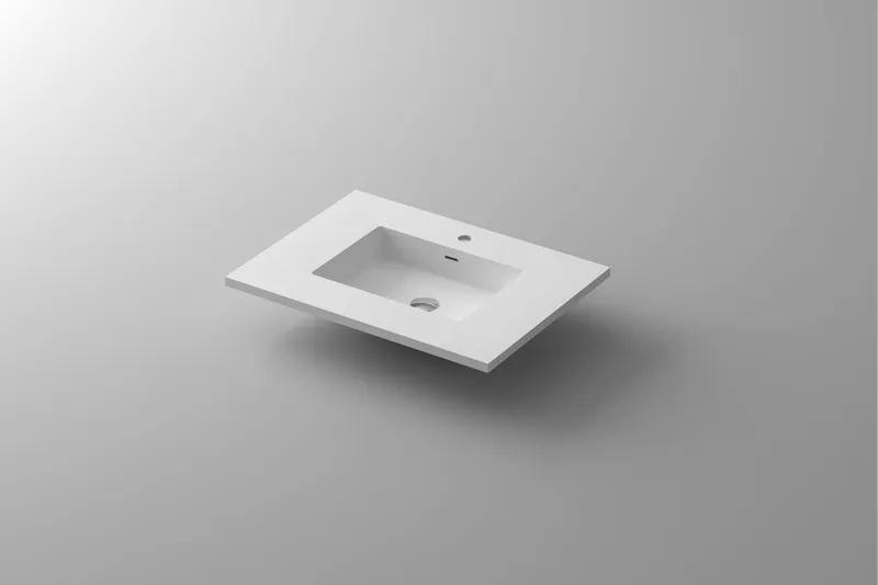 VIVA Stone 30" Matte White - Solid Surface Countertop