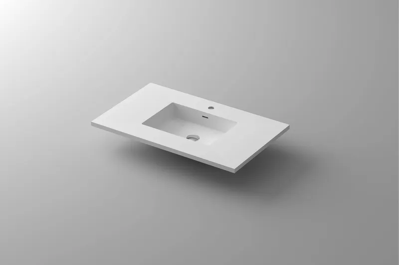 VIVA Stone 36" Matte White - Solid Surface Countertop