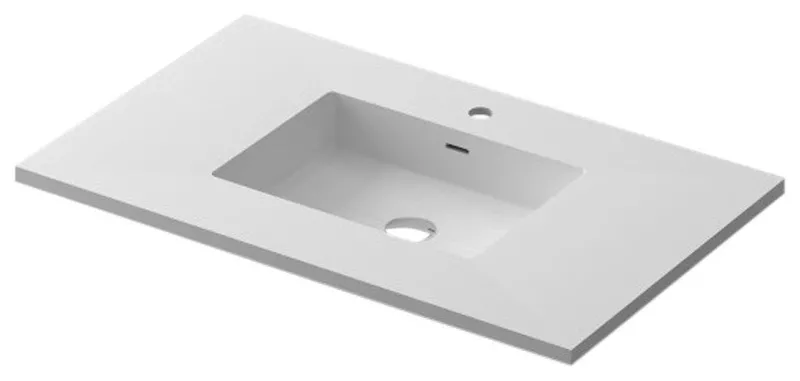 VIVA Stone 36" Matte White Solid Surface Countertop