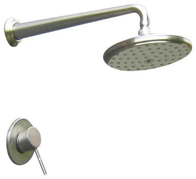 Wall Mount Concealed Shower Set, Stainless Steel