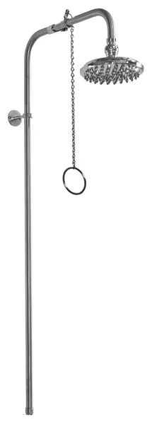 Wall Mount Stainless Steel Shower, Pull Chain Valve