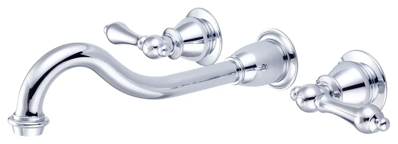 Wall Mount Vessel/Lavatory Faucets in Chrome Finish Without Labels