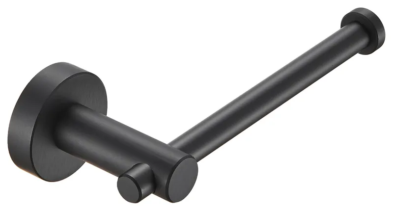 Wall Mounted Toilet Paper Holder, Matte Black
