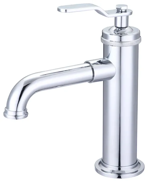 Water Creation Modern Streamlined Cylindrical Single Faucet F7-0001, Chrome