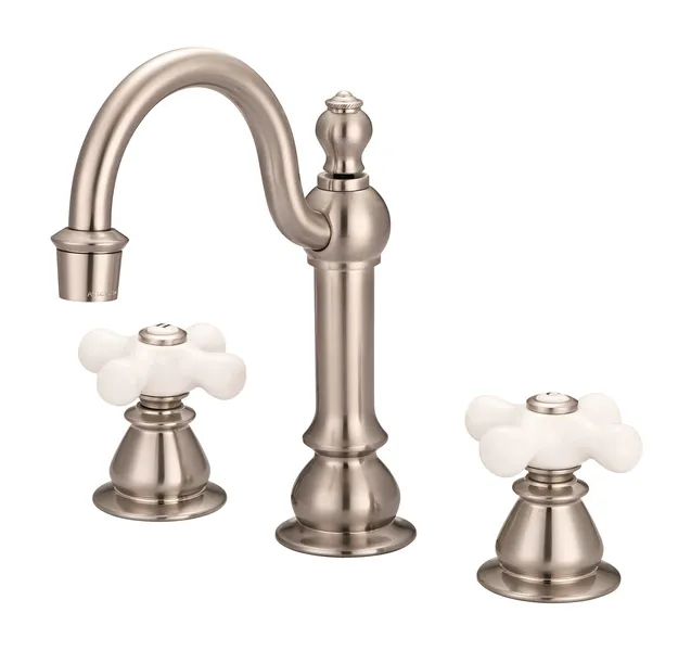 Water Creation Vintage Classic Widespread Lavatory Faucet With Pop-Up Drain