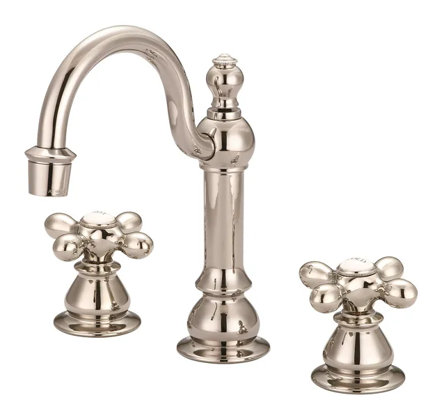 Water Creation Vintage Classic Widespread Lavatory Faucet With Pop-Up Drain