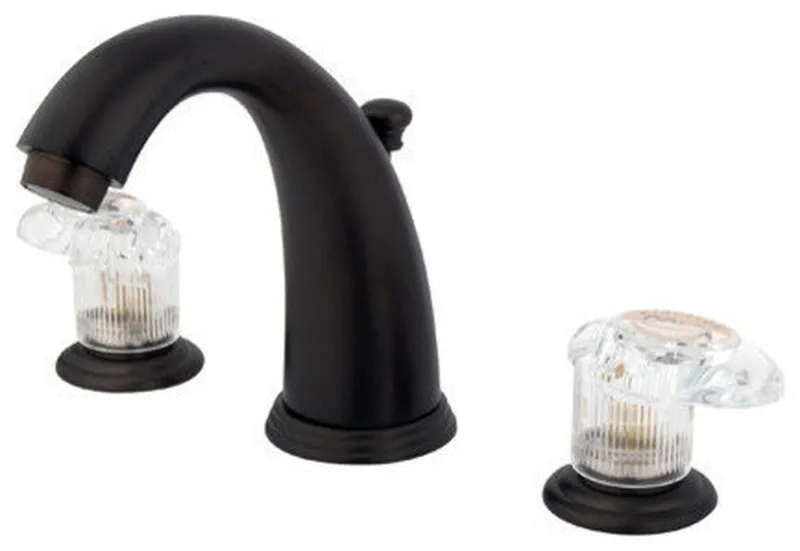 Water Saving Victorian Widespread Lavatory Faucet, Oil Rubbed Bronze