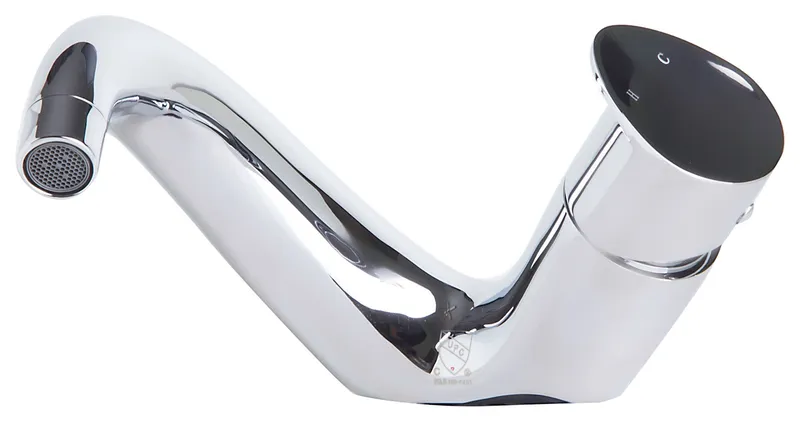 Wave Polished Chrome Single Lever Bathroom Faucet