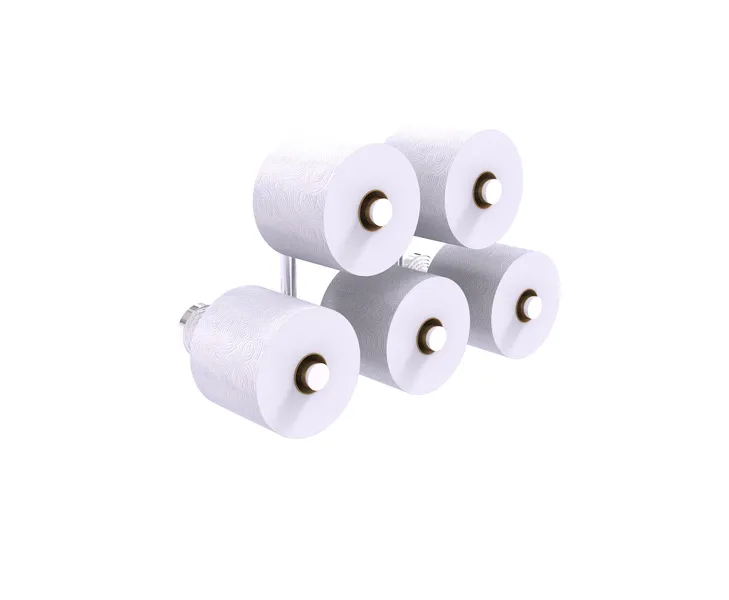 Waverly Place 5 Roll Reserve Roll Toilet Paper Holder, Polished Chrome