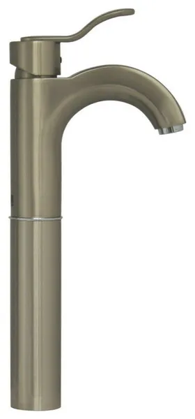 Whitehaus 3-04044 Wavehaus 1.2 GPM 1 Hole Vessel Bathroom Faucet - Brushed