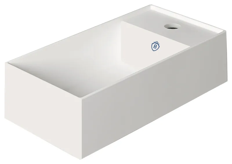 Whitehaus B-AG50 Britannia 19-1/2" Rectangular Vitreous China - White