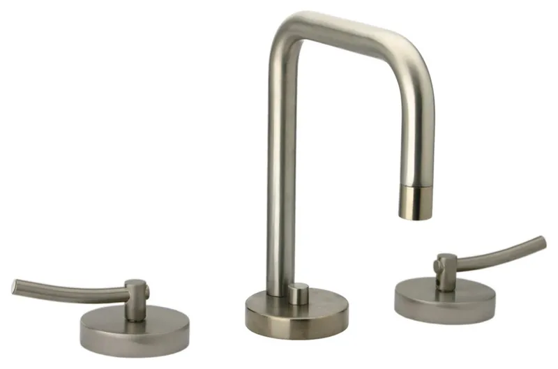 Whitehaus WH81214L Metrohaus 1.2 GPM Widespread Bathroom Faucet - Brushed
