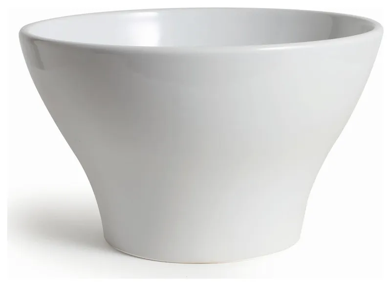 WS Bath Collections Deco 4803.01 Deco 15" Ceramic Vessel Bathroom - Gloss White