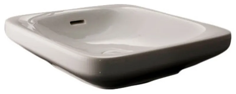 WS Bath Collections Start 45C 17-11/16" Ceramic Vessel Bathroom - White