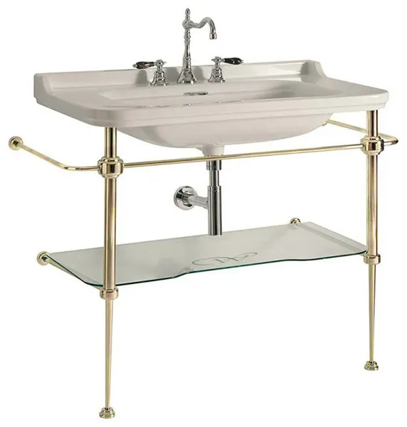 WS Bath Collections Waldorf 4141K2.03+9197K2 Waldorf 31-1/2" - Glossy White /